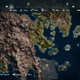 This screenshot shows about half of Assassin’s Creed Odyssey’s map. The parts in brown with white icons are areas I haven’t been to.